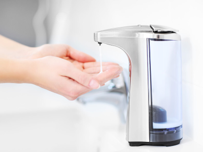 洗手液感應器電子密封膠案例，聚力膠水絕緣抗震動為您解決粘接難題