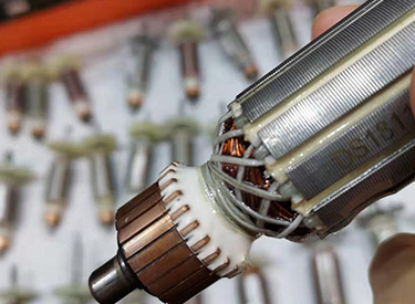 電機結構AB膠使用案例